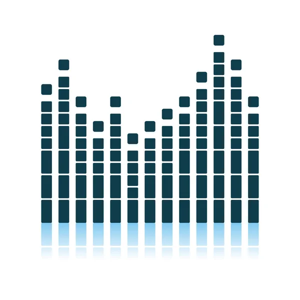 Icône d'égaliseur graphique — Image vectorielle