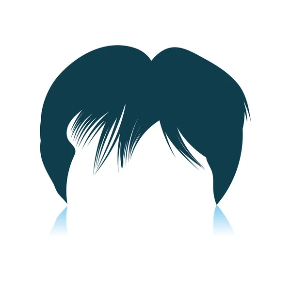 Man haar jurk — Stockvector