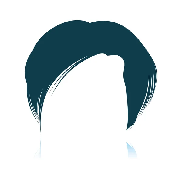 Man haar jurk — Stockvector