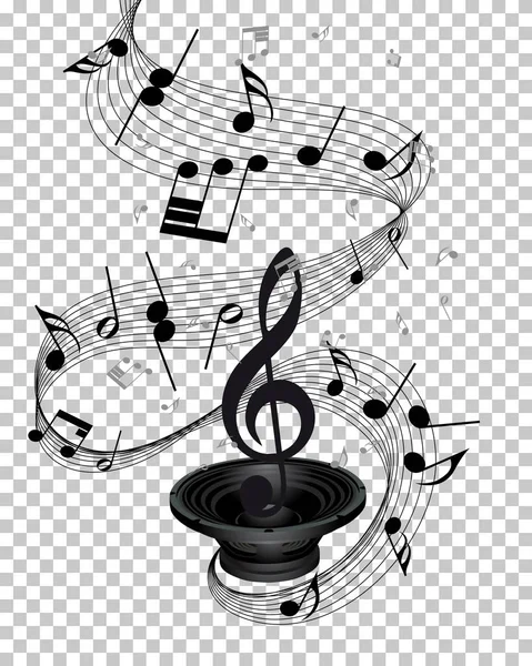 Musical — Vector de stock