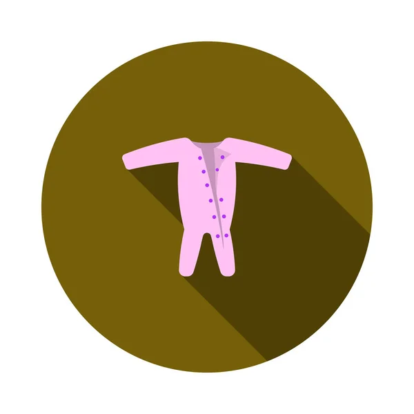 Bébé onesie icône — Image vectorielle