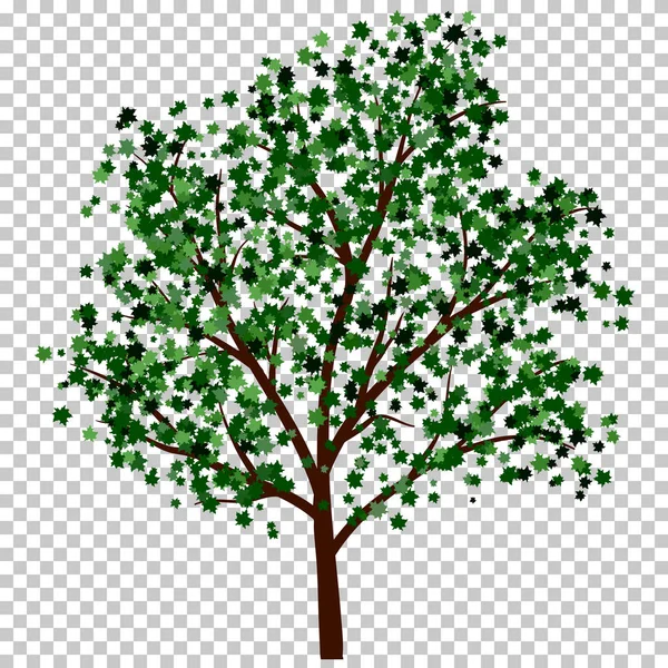 Καλοκαιρινό δέντρο — Διανυσματικό Αρχείο