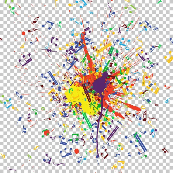 Musical grunge — Stock Vector