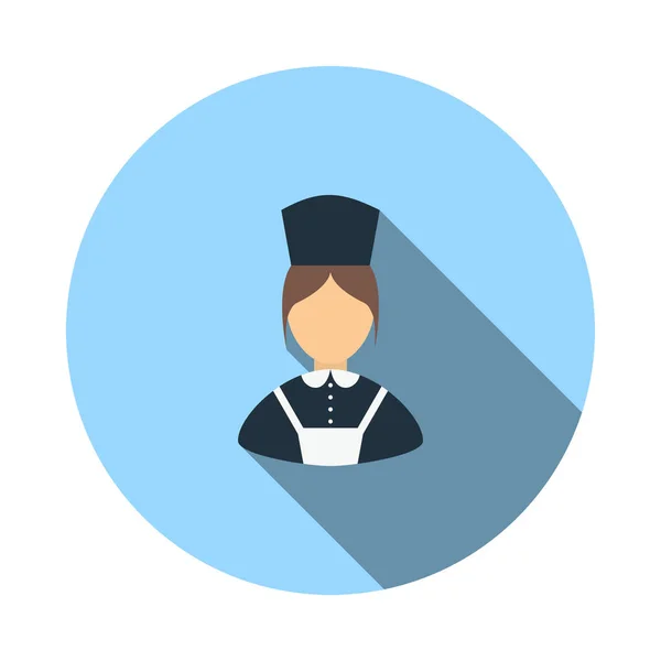 Hotel meid pictogram — Stockvector