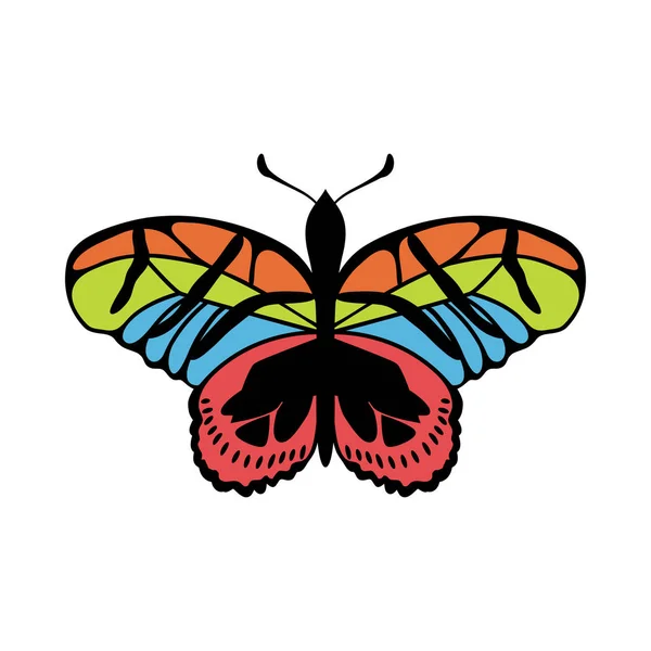 Pillangó ikon — Stock Vector
