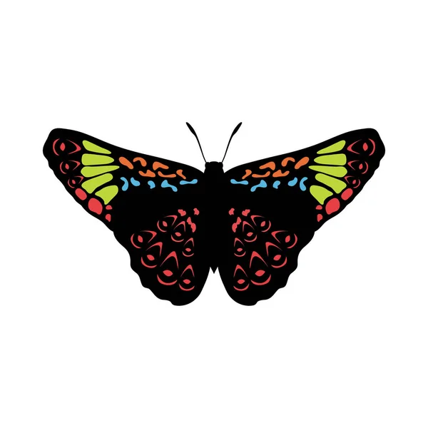 Ícono de la mariposa — Archivo Imágenes Vectoriales