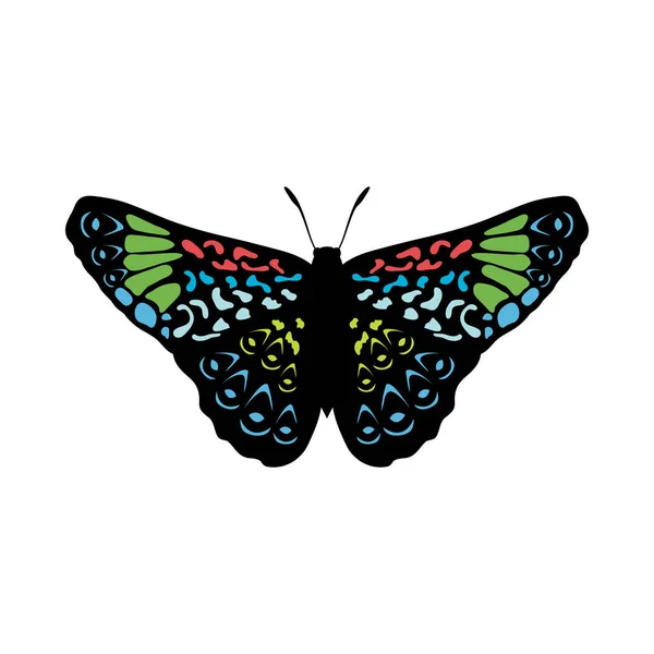 Pillangó ikon — Stock Vector