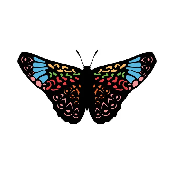 Ícono de la mariposa — Archivo Imágenes Vectoriales