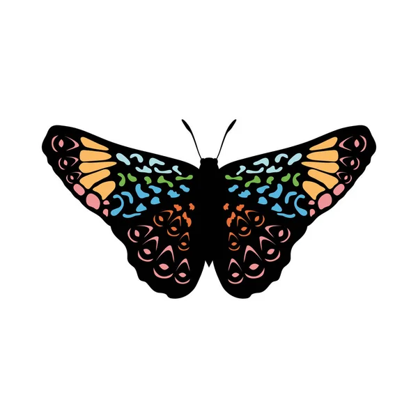 Ícono de la mariposa — Archivo Imágenes Vectoriales