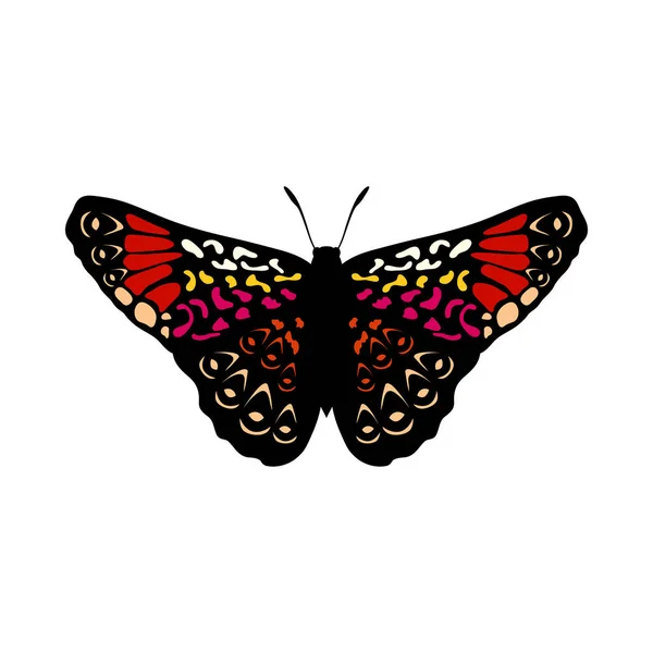 Ícono de la mariposa — Archivo Imágenes Vectoriales