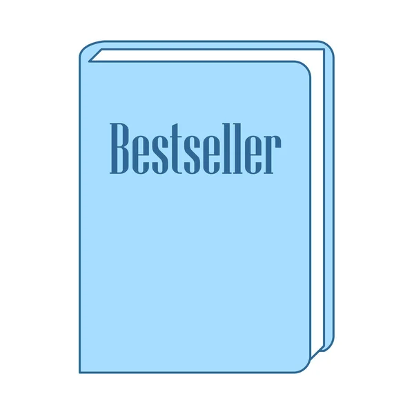 Bestseller könyv-ikonra — Stock Vector
