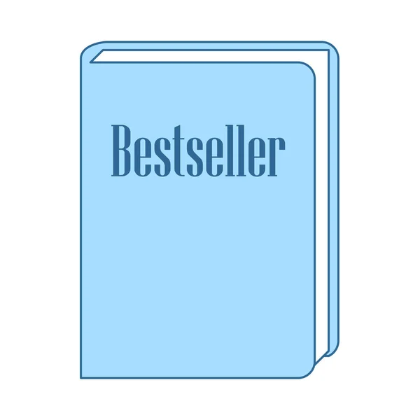 Bestseller icône du livre — Image vectorielle