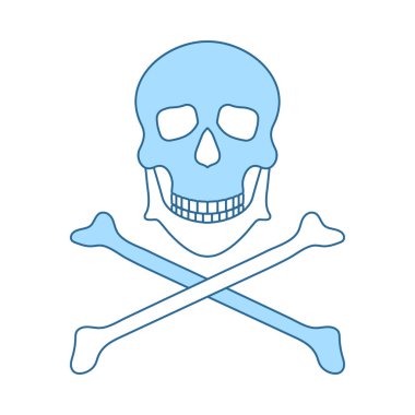 Simge bir zehir beceri ve kemikler