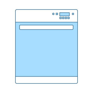 Mutfak bulaşık makinesi simgesini