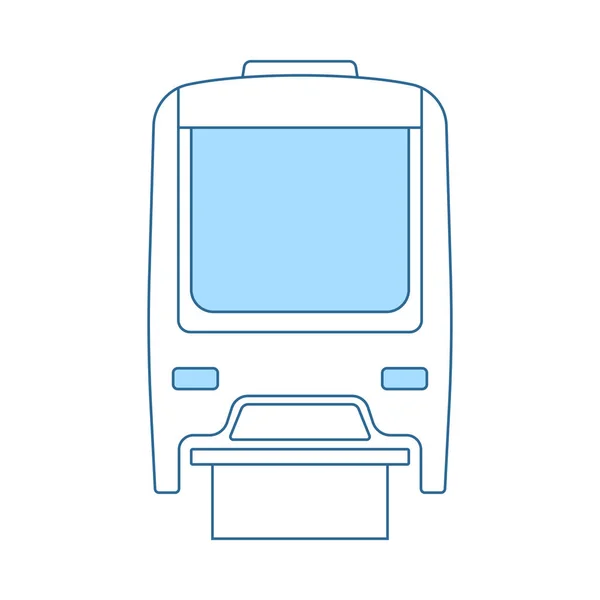 Egysínű vasút ikonja — Stock Vector