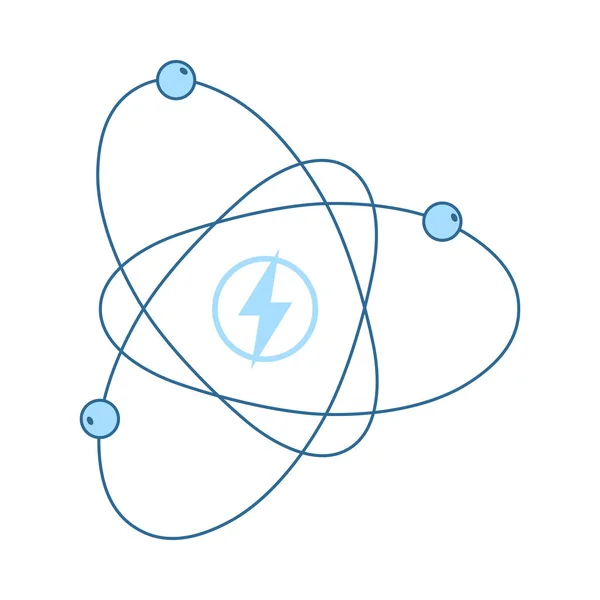 Atom Energy Icon — Stock Vector
