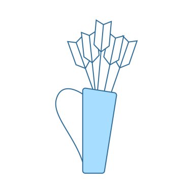 Ok simgesiyle titredim