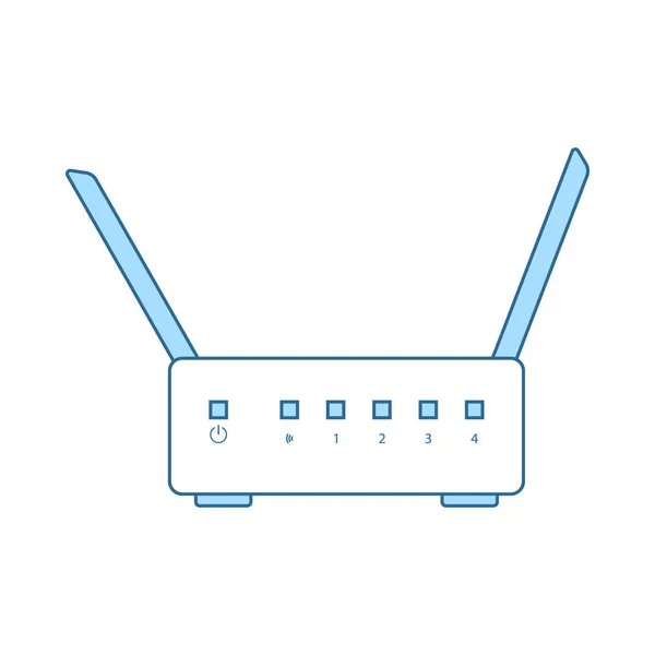 Ícone do roteador Wi-Fi —  Vetores de Stock