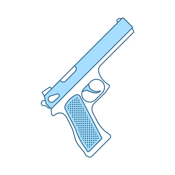 Pistool-pictogram — Stockvector