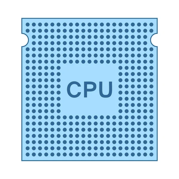 Icona CPU — Vettoriale Stock