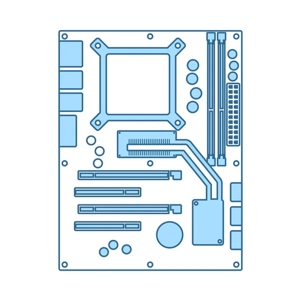 Motherboard Icon — Stock Vector