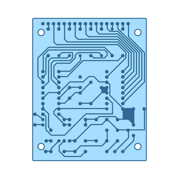 Circuit Icon — Stock Vector