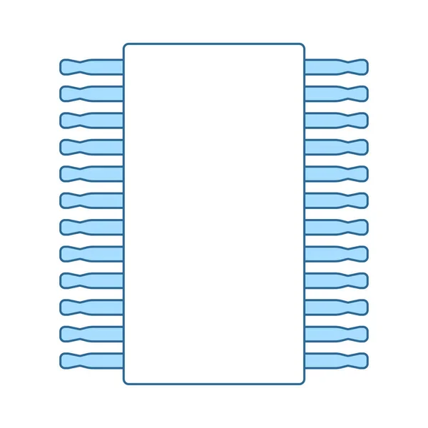 Icono de chip — Archivo Imágenes Vectoriales