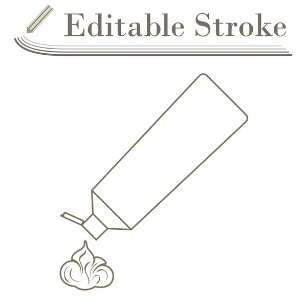 Icona del tubo dentifricio — Vettoriale Stock