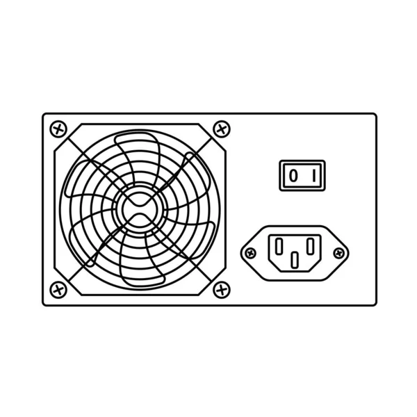 Power Unit Icon — Stock Vector