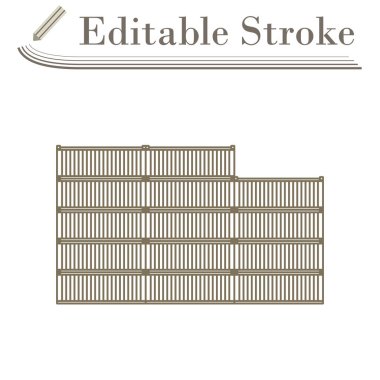 Konteyner yığın simgesi