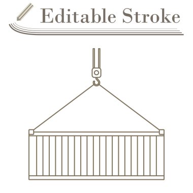 Kanca konteyner kaldırma vinç