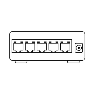 Ethernet Switch Icon clipart