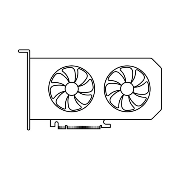 GPU Icon — Stock Vector