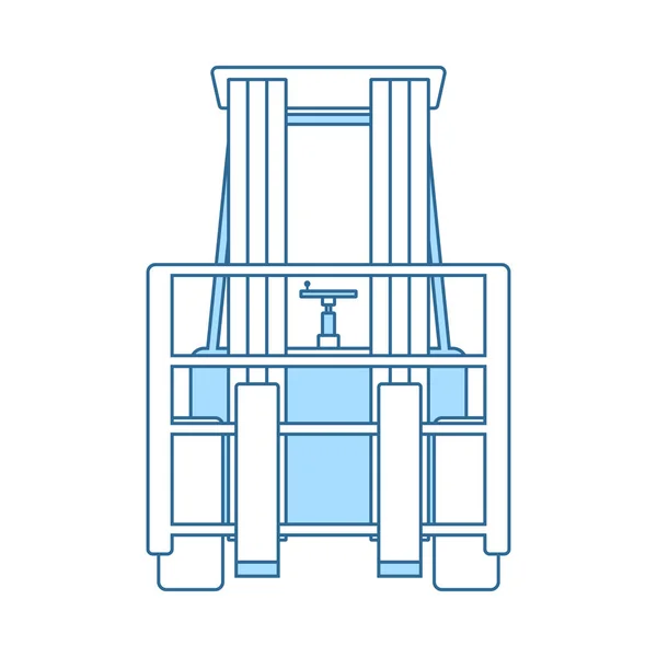 Icono de carretilla elevadora de almacén — Archivo Imágenes Vectoriales