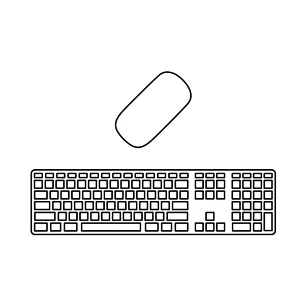 Ícone de teclado —  Vetores de Stock