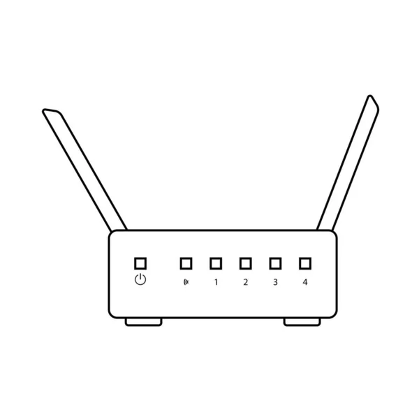 ไอคอนเราเตอร์ Wi-Fi — ภาพเวกเตอร์สต็อก