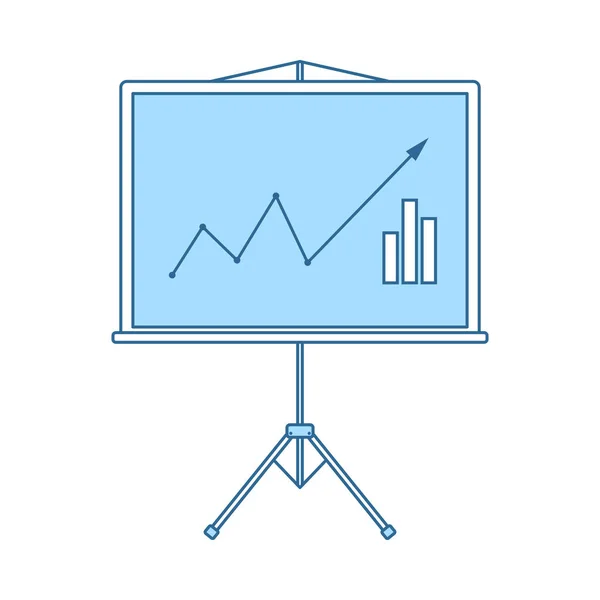 Icona del supporto analitico — Vettoriale Stock