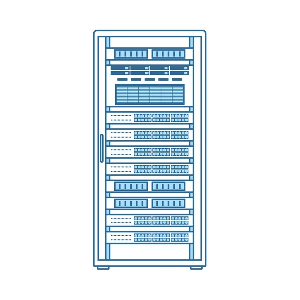 Icono de rack de servidor — Archivo Imágenes Vectoriales