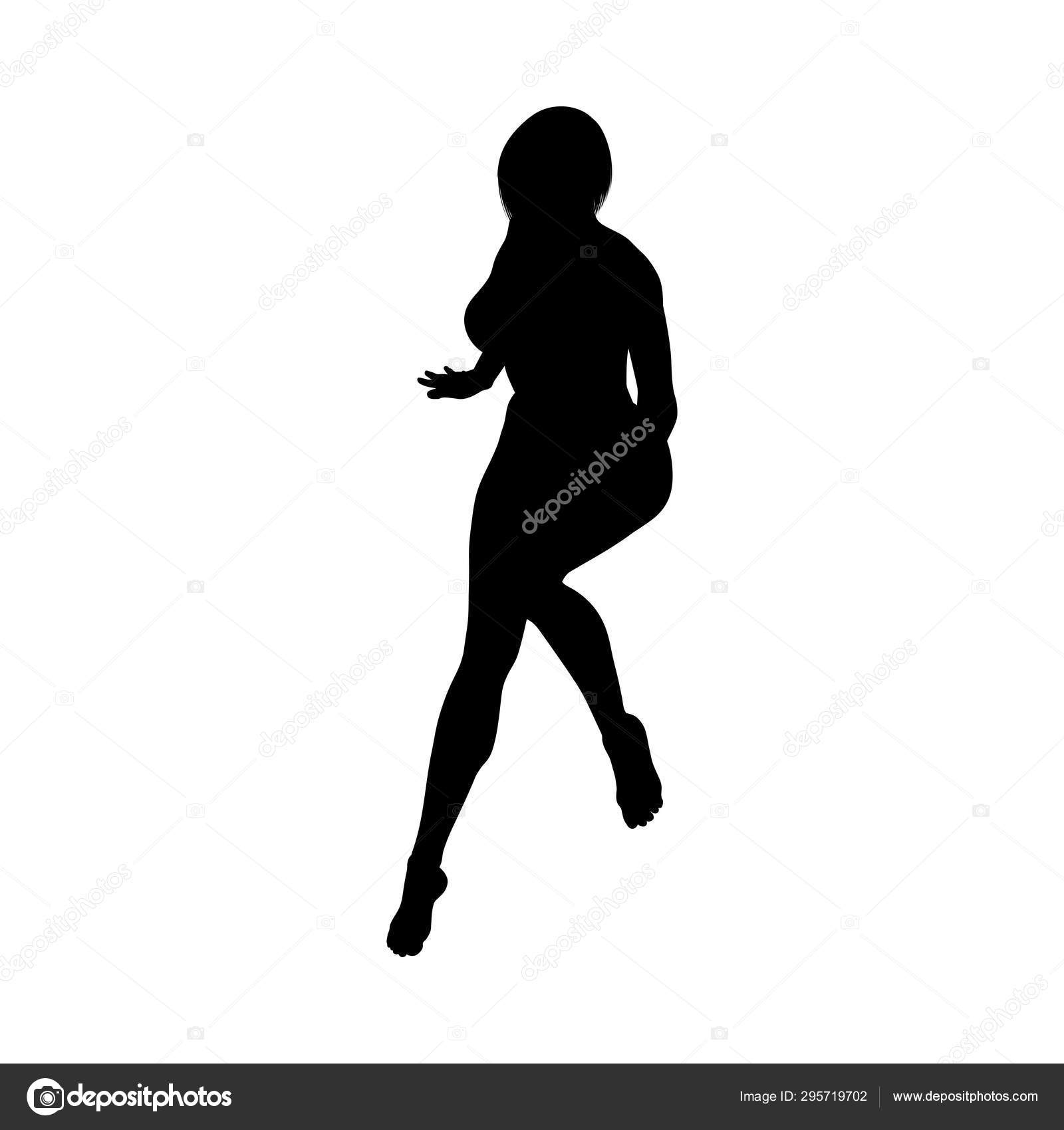 Naked sexy girls silhouette Stock Vector by ©angelp 295719702