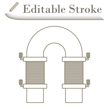 Elektrikli mıknatıs simgesini