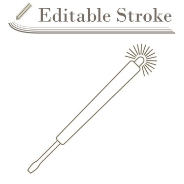 Elektrik test tornavida simgesi