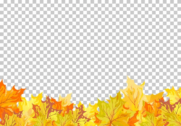 Otoño (otoño) Fondo de arce — Vector de stock