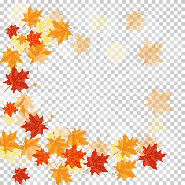 Herbst (Herbst) Ahorn Hintergrund — Stockvektor