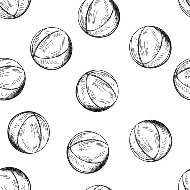 Basketbol seamless modeli