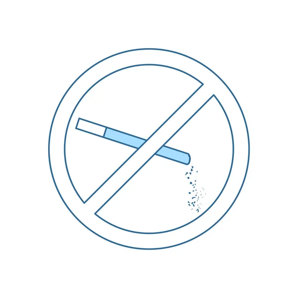 No Smoking Icon — Stock Vector