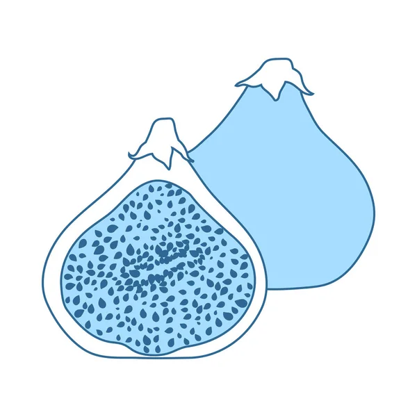 Icône De Figue Fruit — Image vectorielle