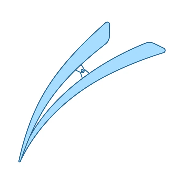Haarspangen-Symbol — Stockvektor