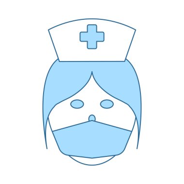 Hemşire kafa simgesi