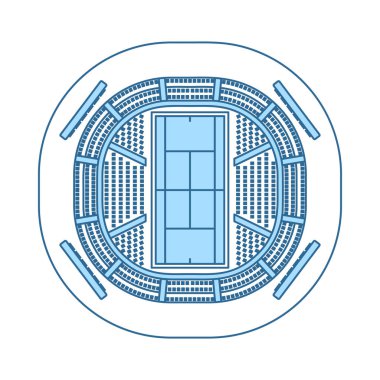 Tenis Stadyumu havadan Görünümü simgesi