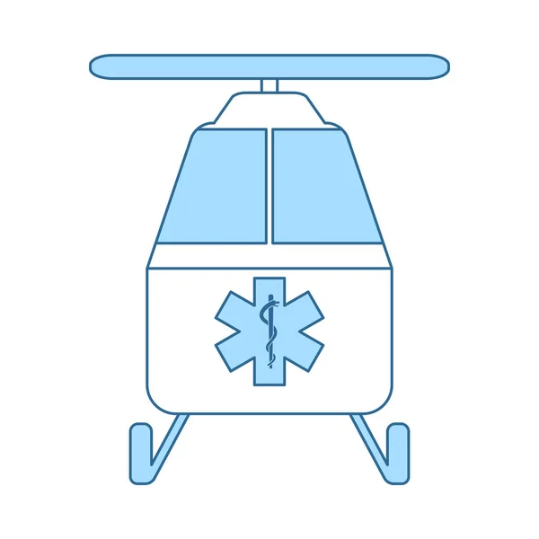 Icono de evacuación médica — Vector de stock